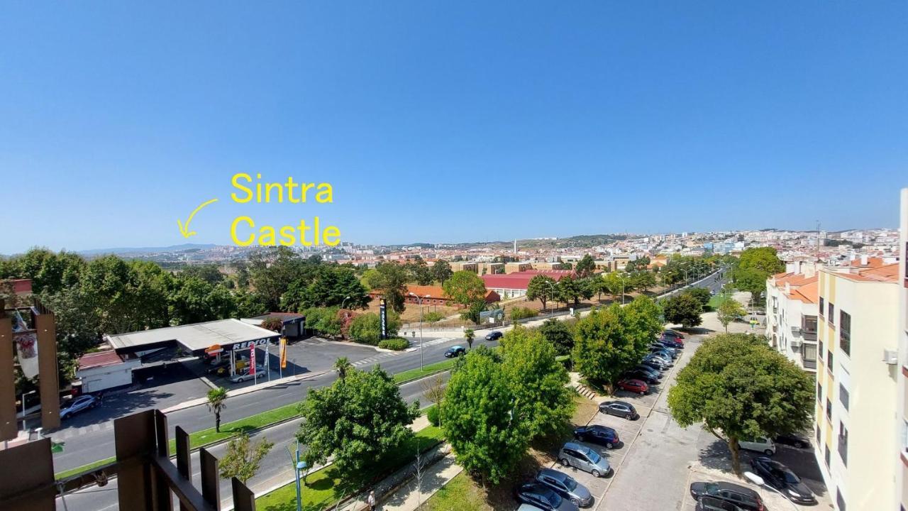 Ferienwohnung Enjoy Lisbon Cascais Sintra 1200 Metres To Metro Blue Line Sintra Rail Line Free Parking Amadora Exterior foto